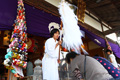 安産祭りの様子・御旅所にて九郎貴神社